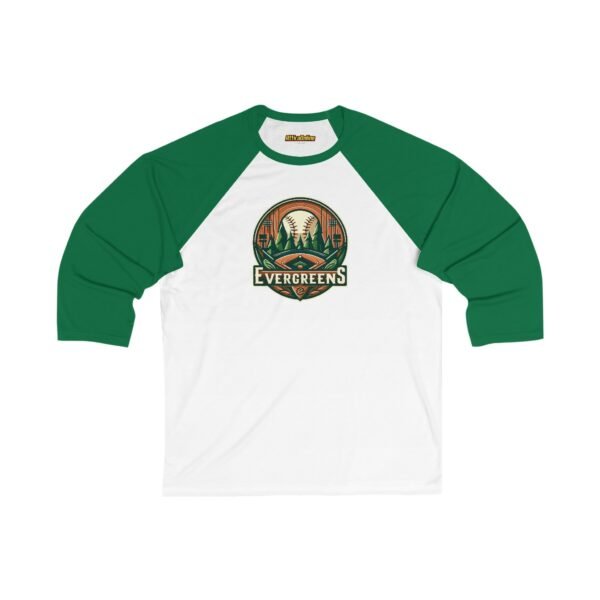 Edmonton Evergreens Unisex 3/4 Sleeve Baseball Tee