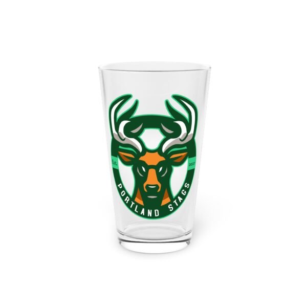 Portland Stags "Alternate" Pint Glass, 16oz