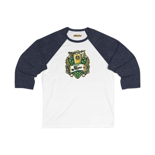 Milwaukee Hops Unisex 3/4 Sleeve Baseball Tee